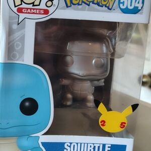 Funko Pop! Pokémon Squirtle - Metallic Silver